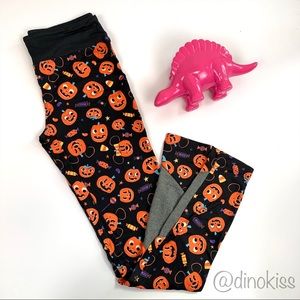 DISNEY Mickey Mouse Pumpkin Halloween Leggings